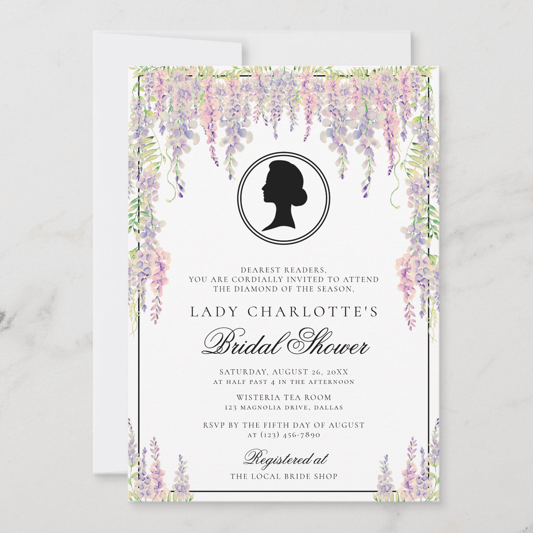 VICTORIAN Bridal Shower Invitation