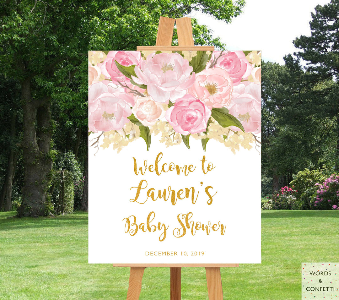 Baby Shower Welcome Signs