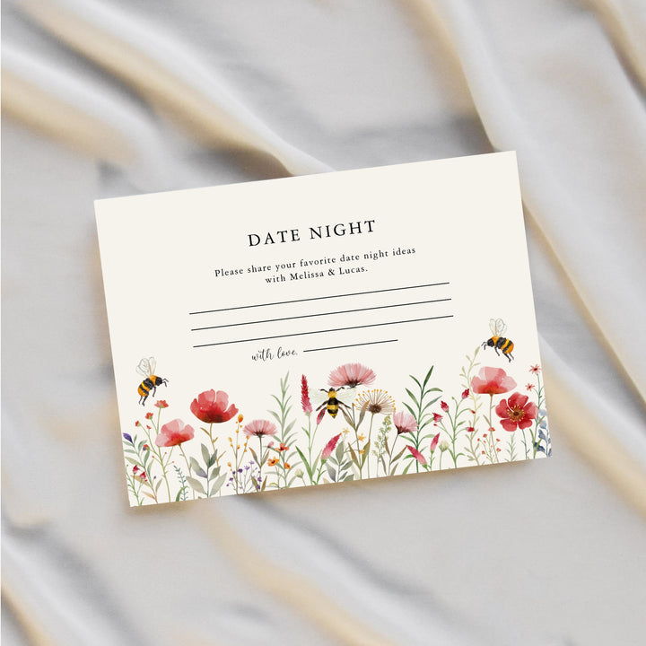 MEANT TO BEE Bridal Shower Date Night Cards