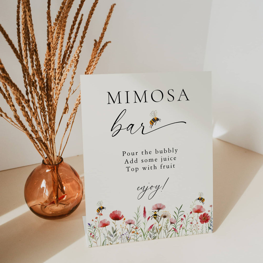 MEANT TO BEE Mimosa Bar Sign