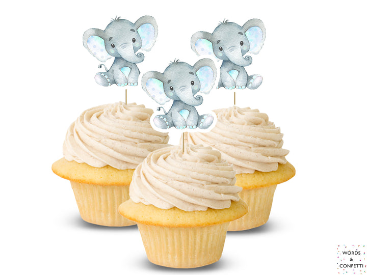 cake-toppers-elephant-blue-words-and-confetti-etsy