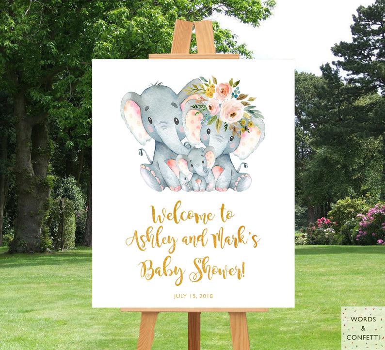 co-ed-baby-shower-decorations-elephant-words-confetti