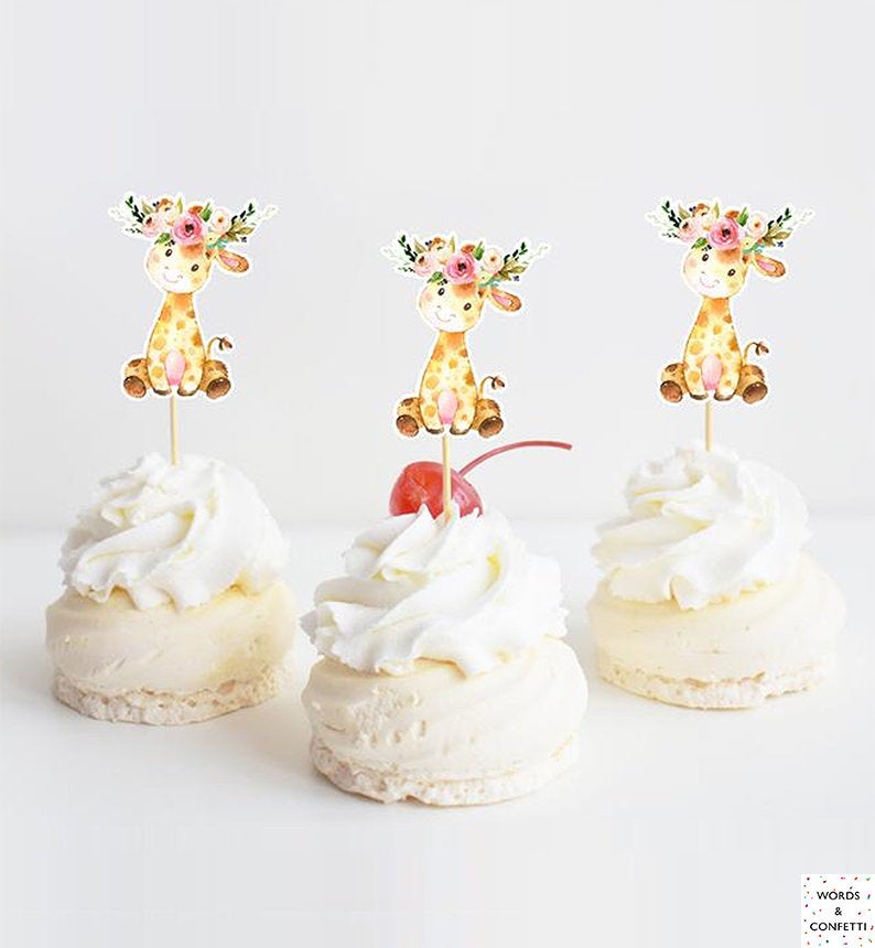 safari-giraffe-cake-toppers-wordsandconfetti